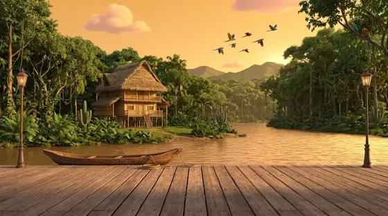 Río amazónico, Amazonía